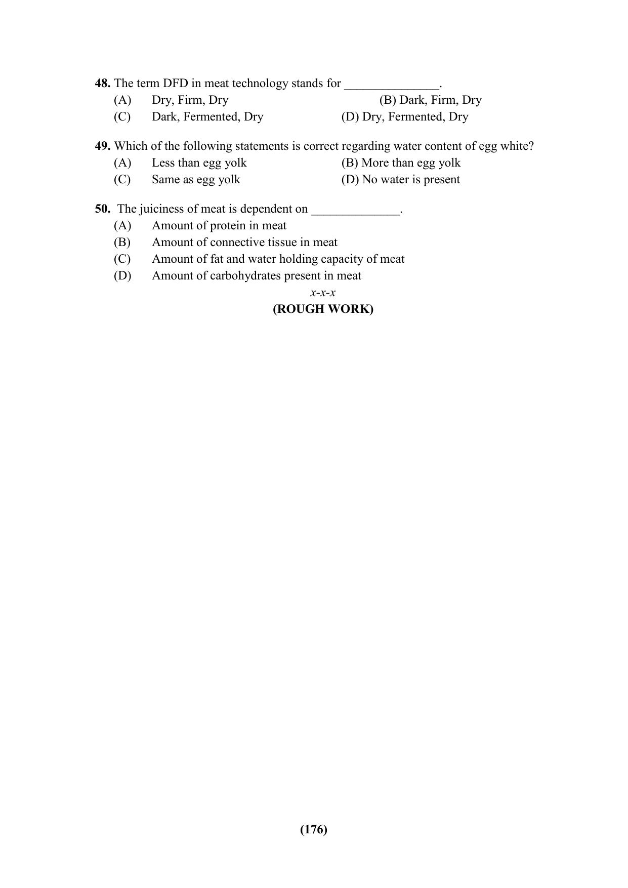 PU Ph.D Entrance Test 2024 Question Paper - Page 176