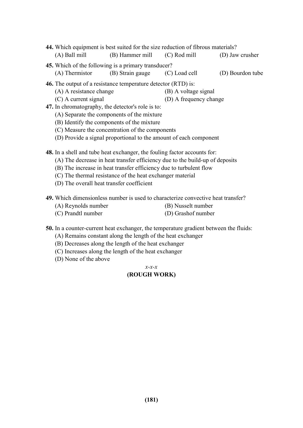 PU Ph.D Entrance Test 2024 Question Paper - Page 181