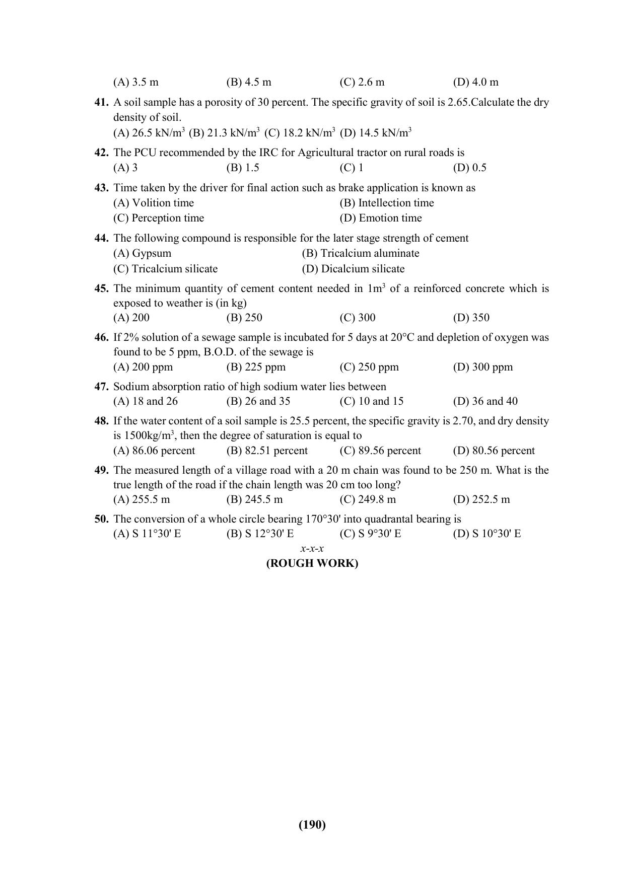 PU Ph.D Entrance Test 2024 Question Paper - Page 190