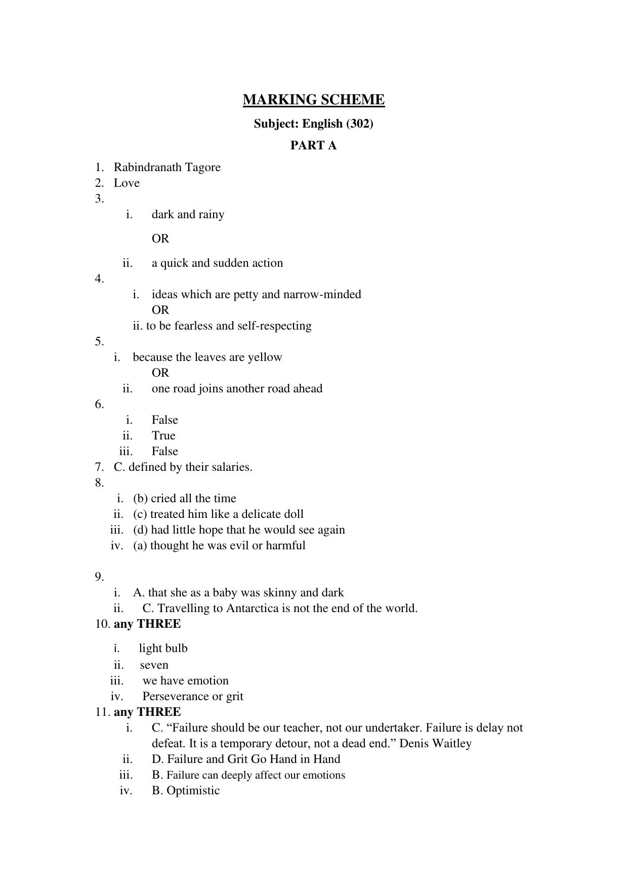 NIOS Class 12 English Sample Paper - Page 18