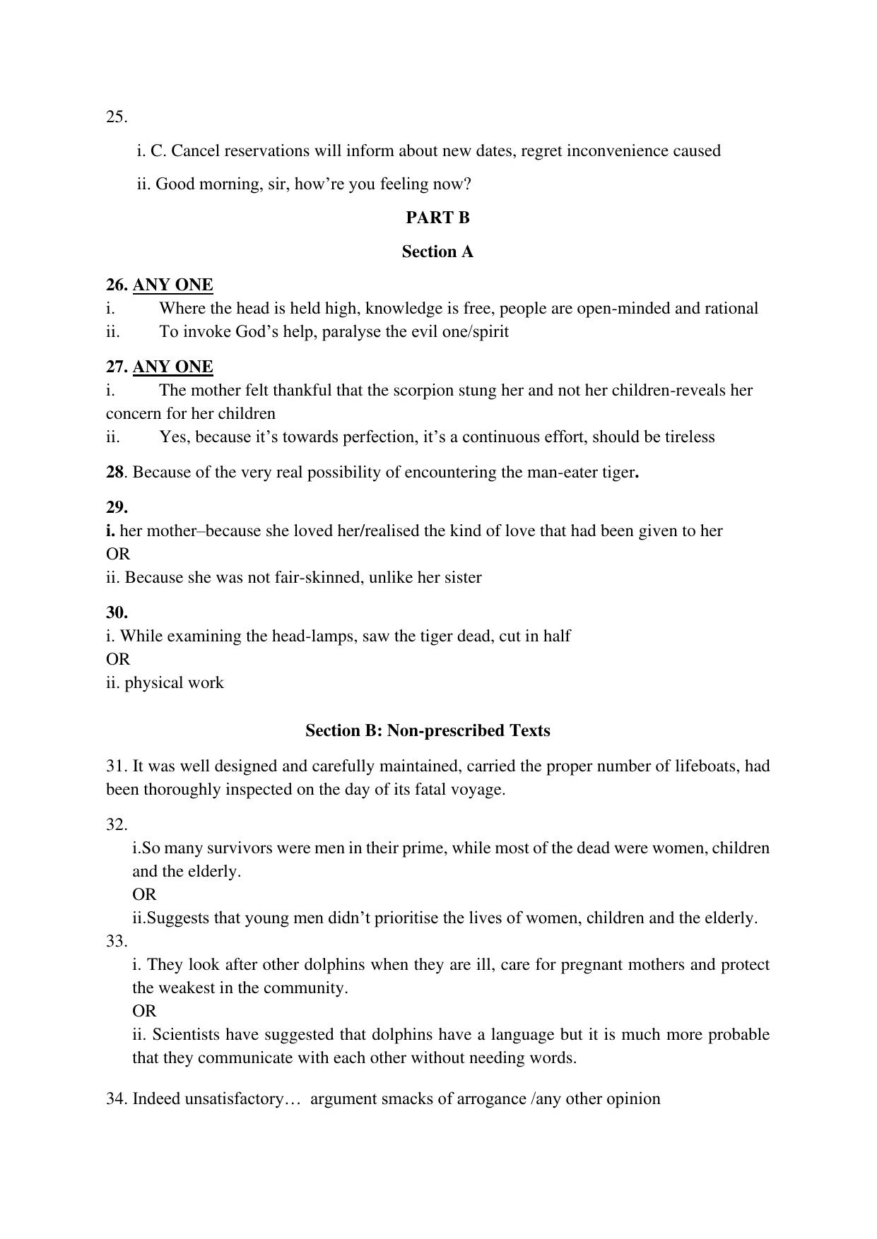 NIOS Class 12 English Sample Paper - Page 21