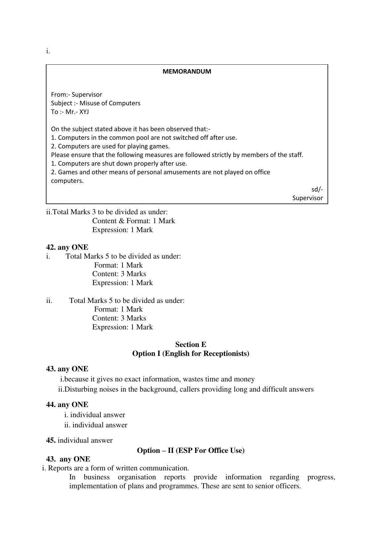 NIOS Class 12 English Sample Paper - Page 23