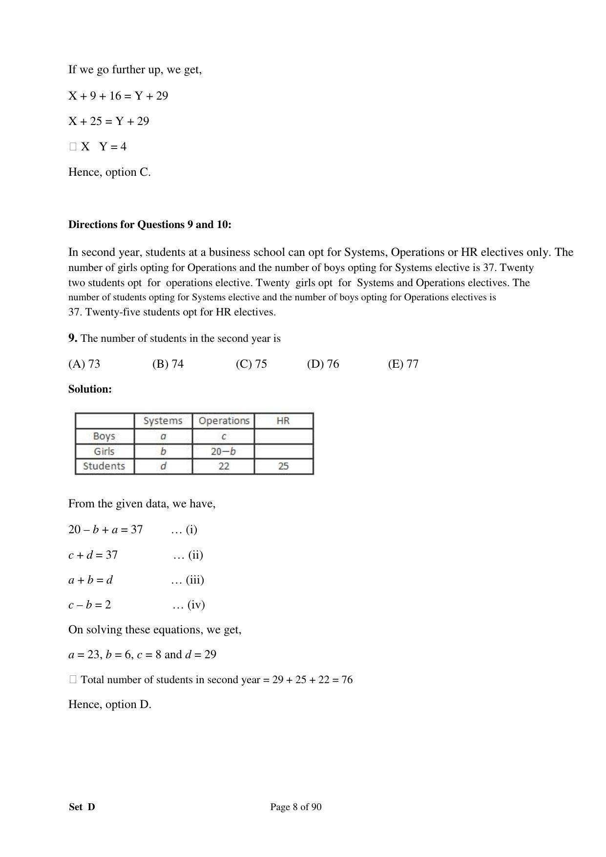 XAT 2008 Question Papers - Page 8