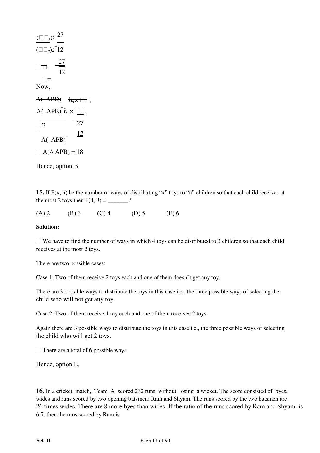 XAT 2008 Question Papers - Page 15