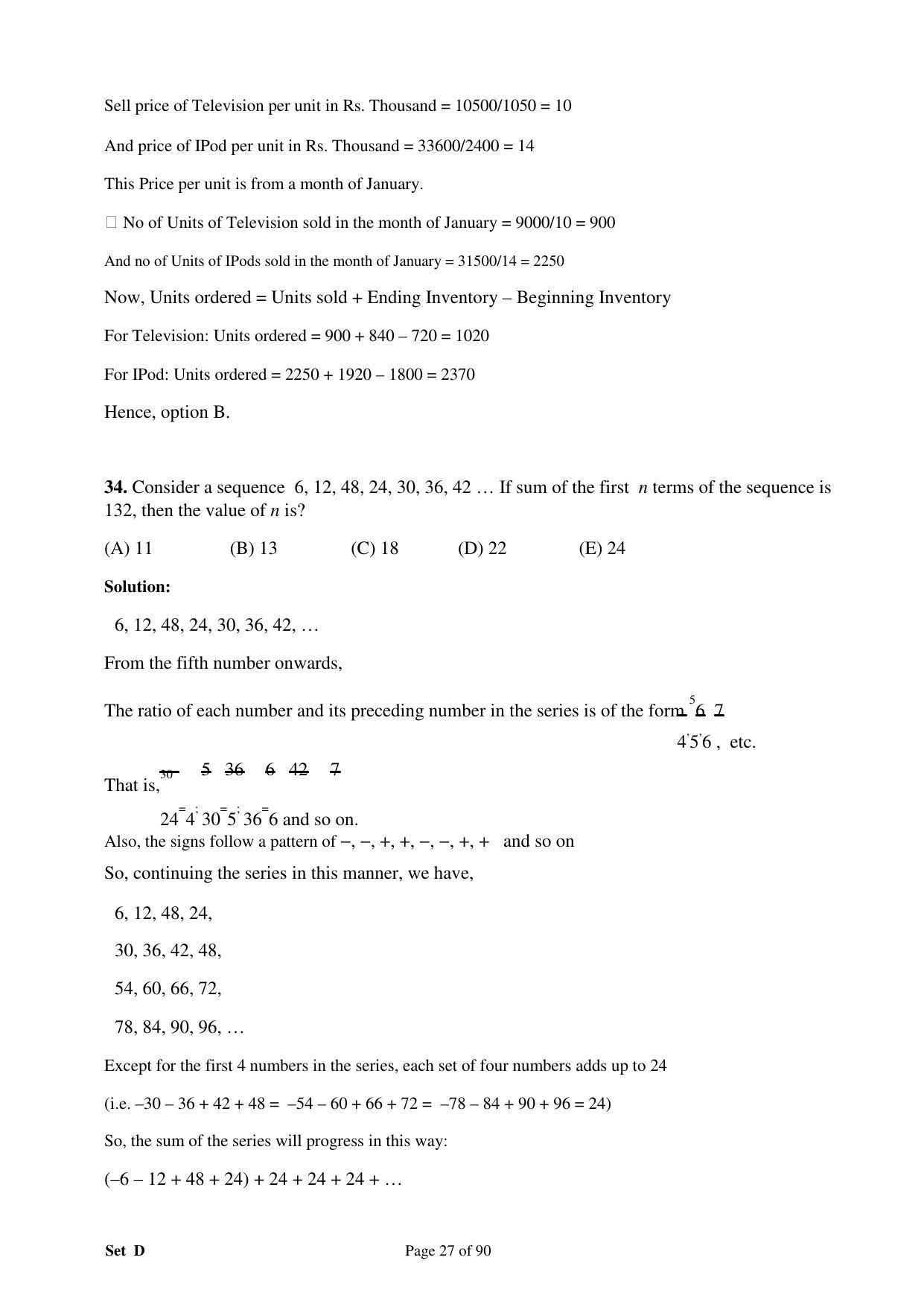 XAT 2008 Question Papers - Page 35