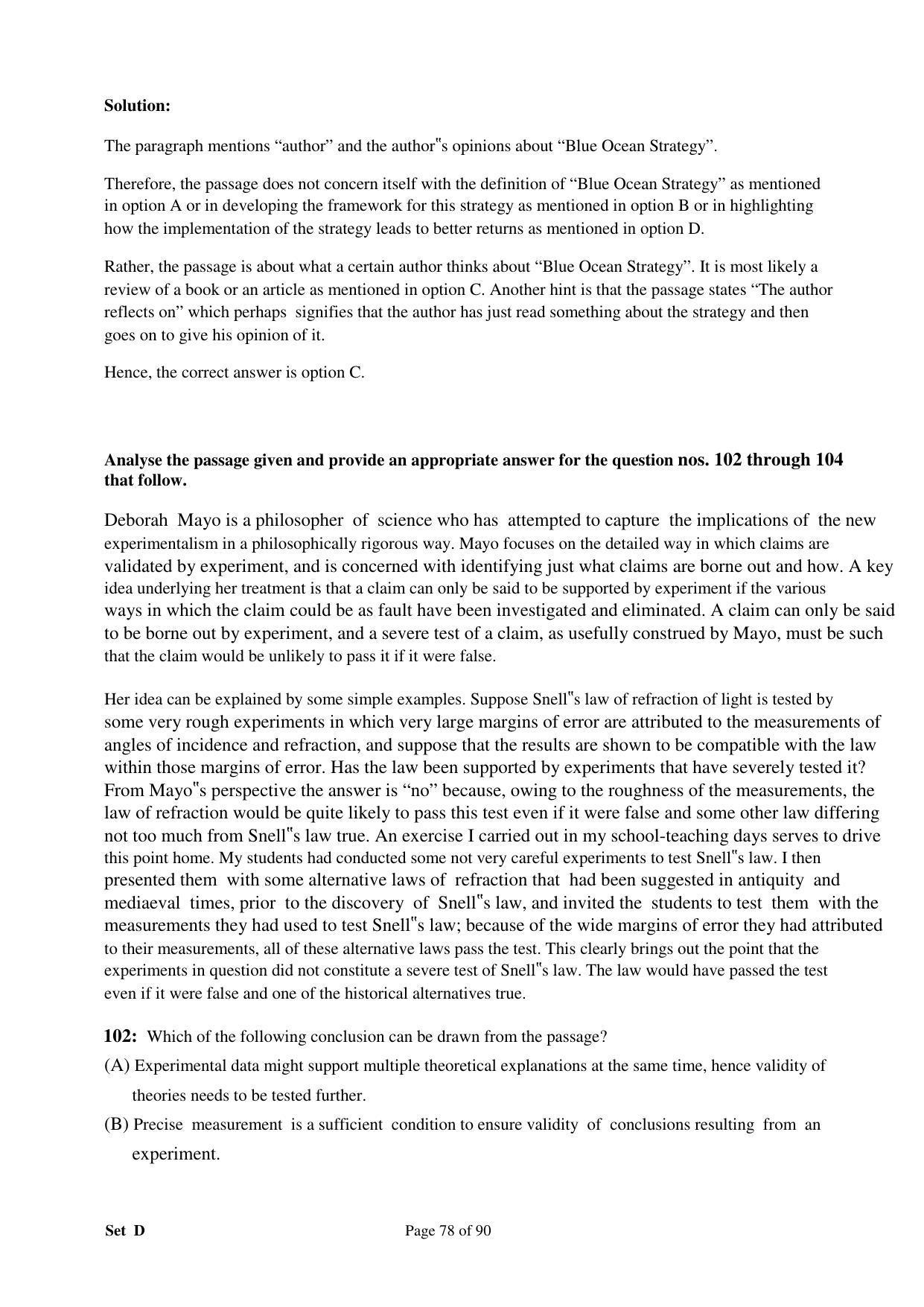 XAT 2008 Question Papers - Page 88