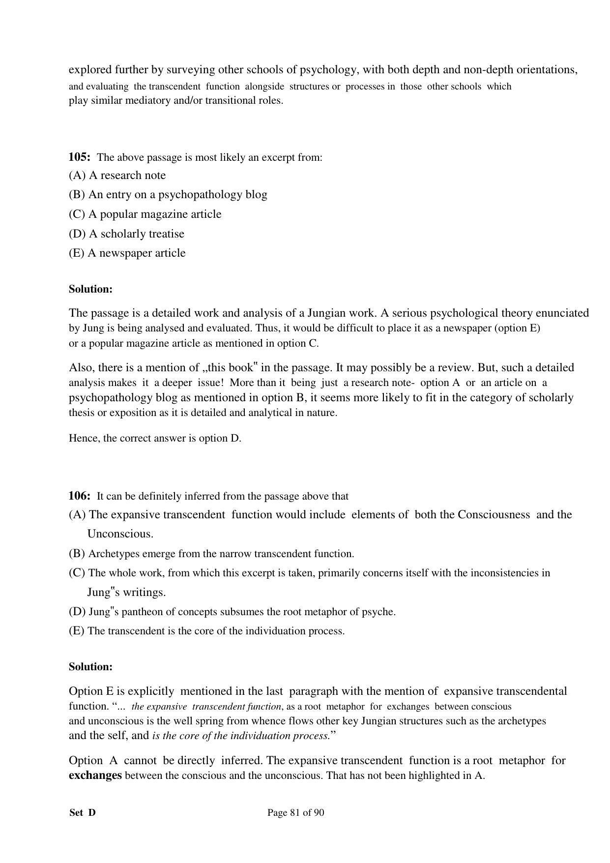 XAT 2008 Question Papers - Page 91