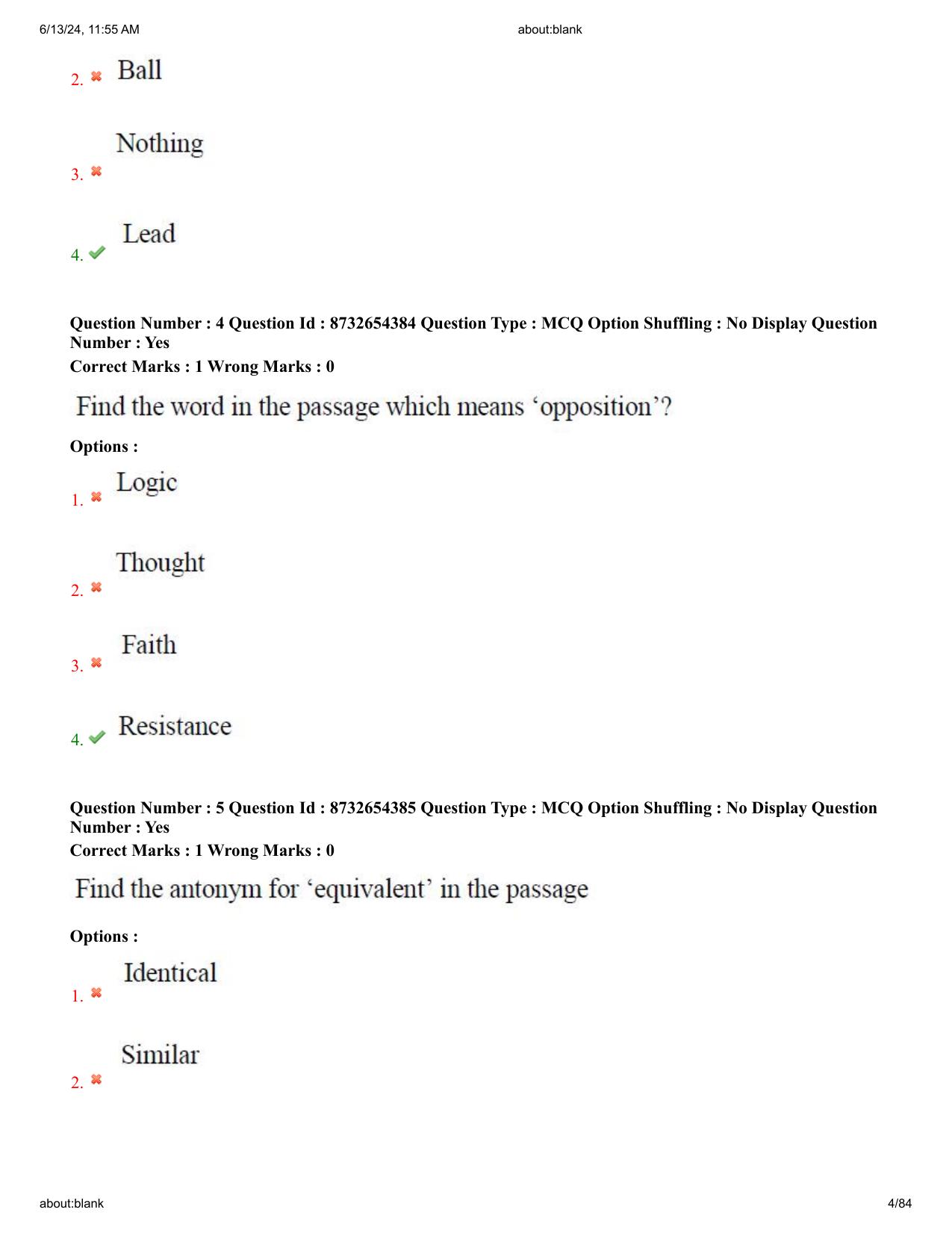 AP EDCET 2024 English Question Paper with Answer Key (URDU) - Page 4