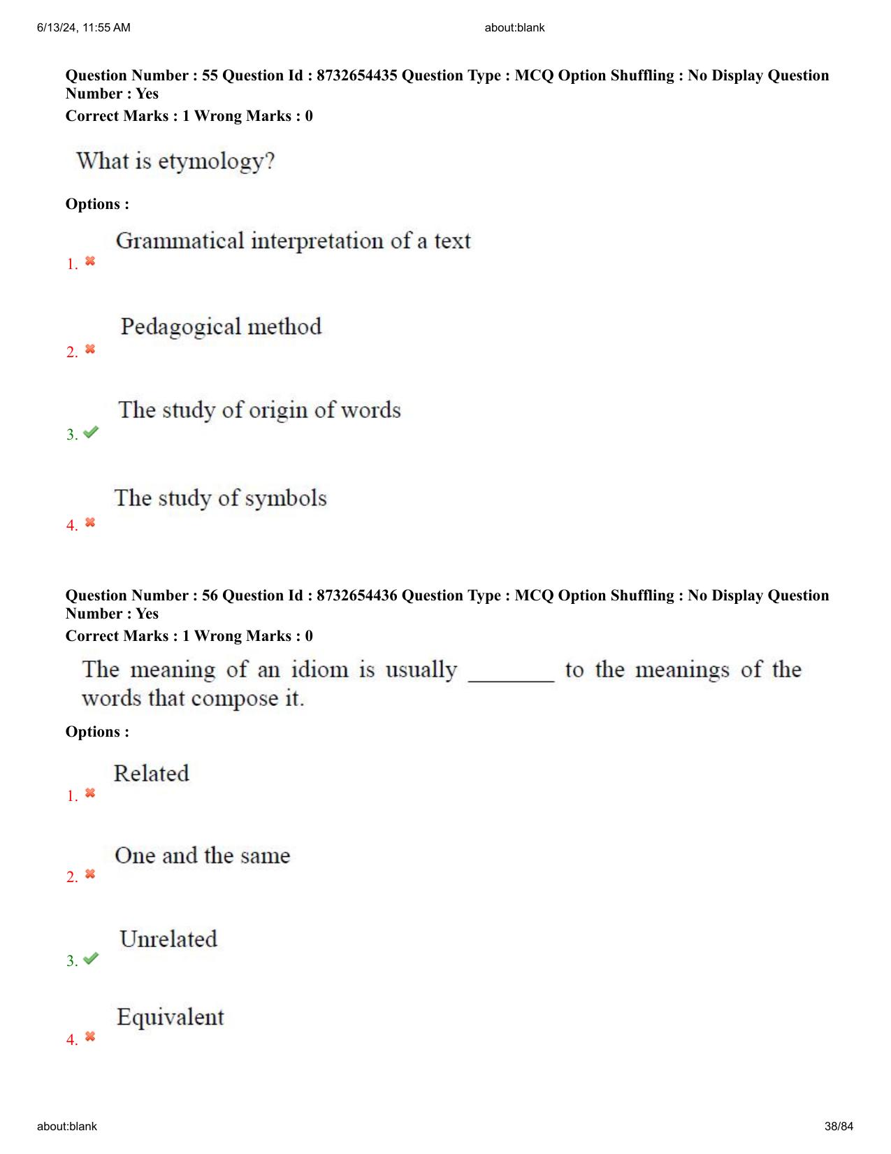 AP EDCET 2024 English Question Paper with Answer Key (URDU) - Page 38