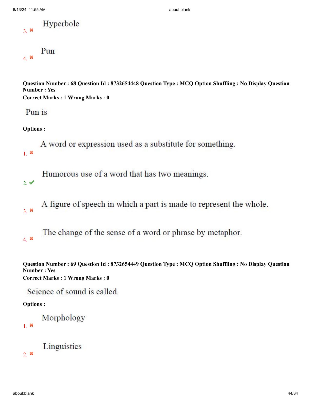 AP EDCET 2024 English Question Paper with Answer Key (URDU) - Page 44