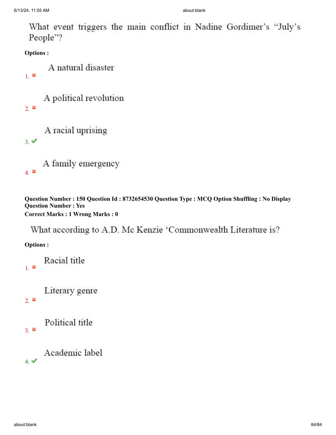AP EDCET 2024 English Question Paper with Answer Key (URDU) - Page 84