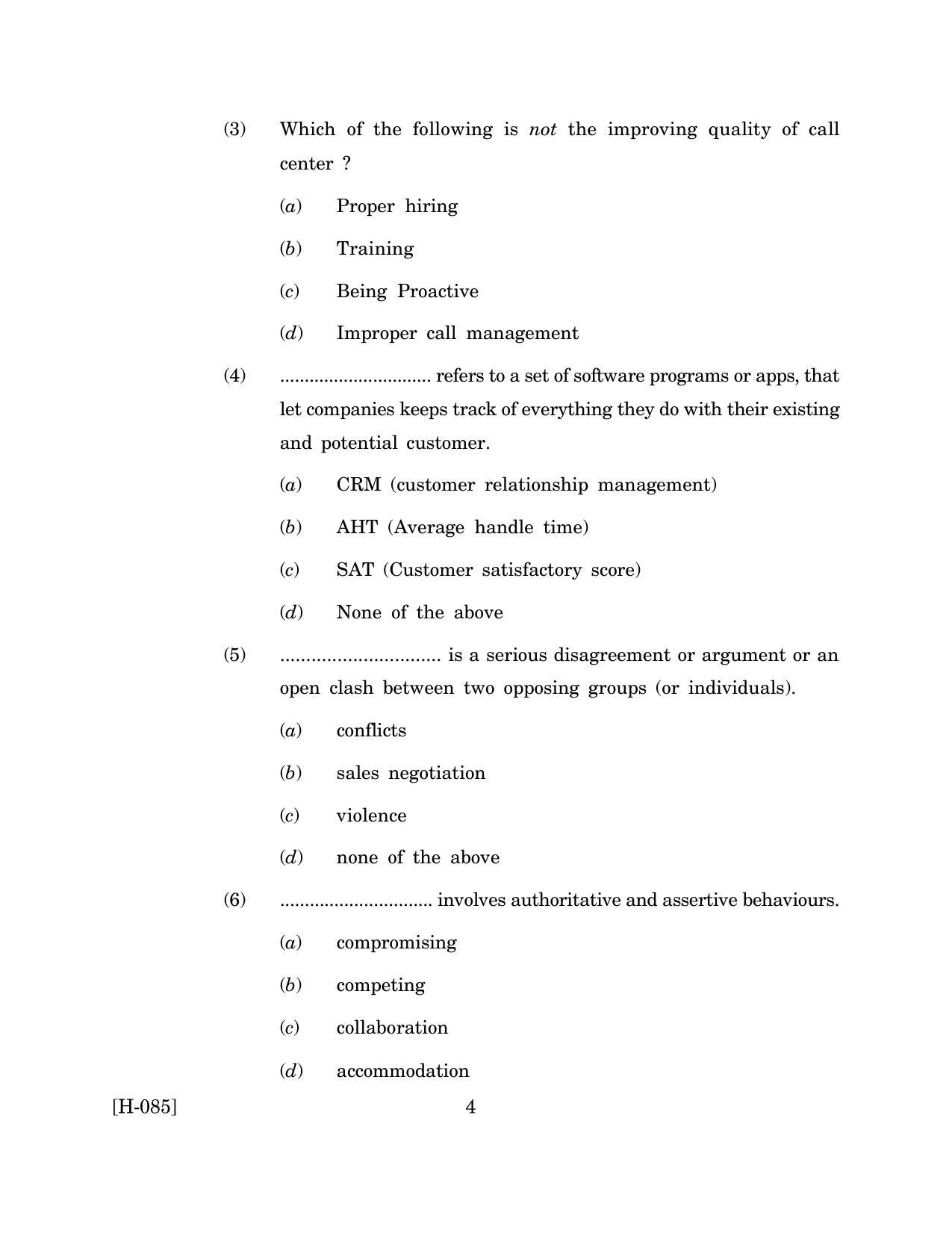 Goa Board Class 12 Telecommunication   (March 2019_0) Question Paper - Page 4