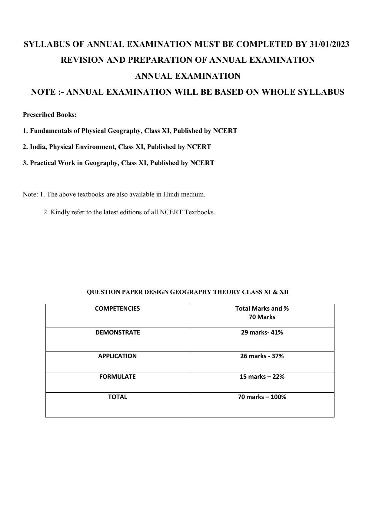 Edudel Class 11 Geography (English Medium) Syllabus - Page 3