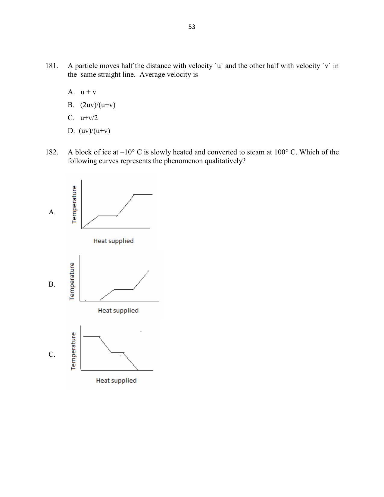 CUSAT CAT 2016 Mathematics, Physics, Chemistry 2 Question Paper - Page 53