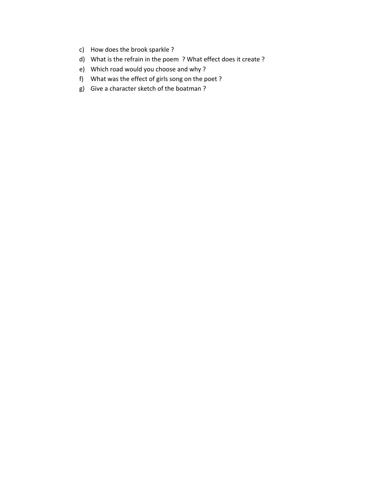 CBSE Worksheets for Class 9 English Assignment 13 - Page 3