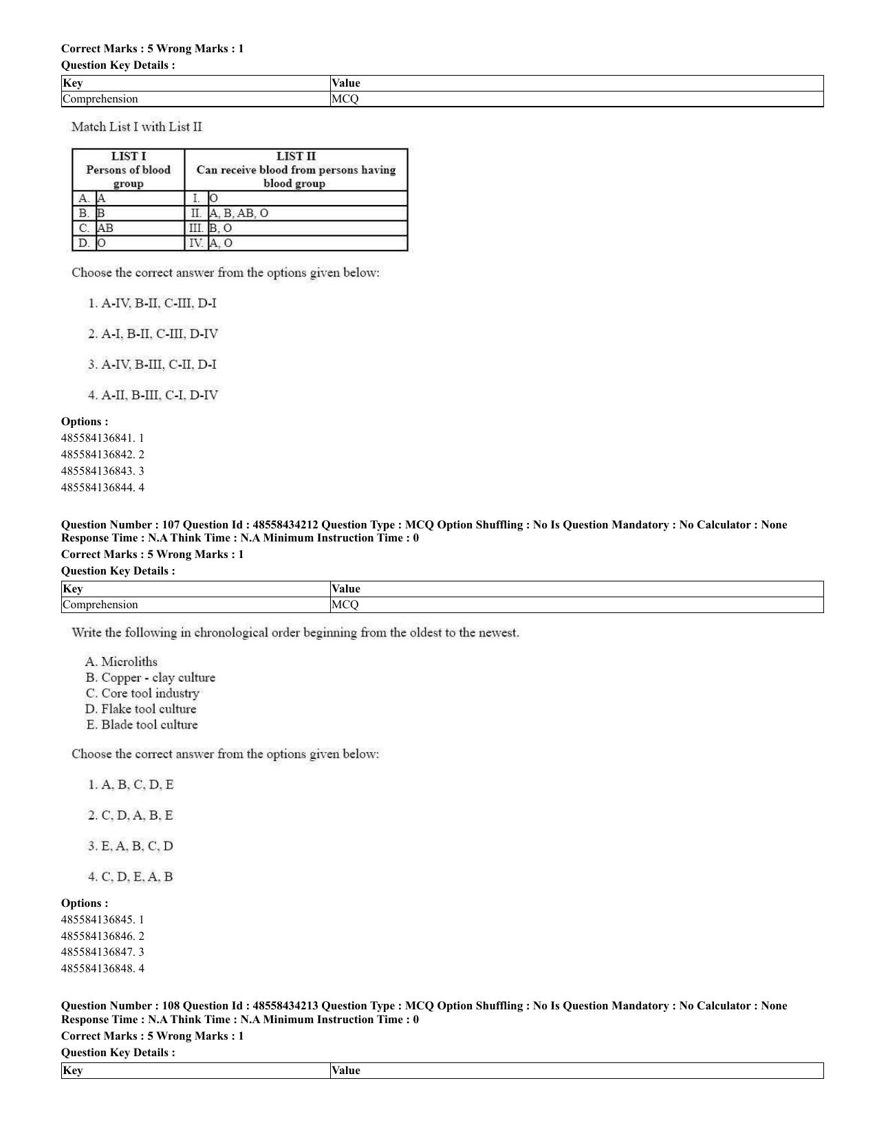 CUET 2023 English Spanish Shift 3 Question Paper - 18 June 2023 - Page 66
