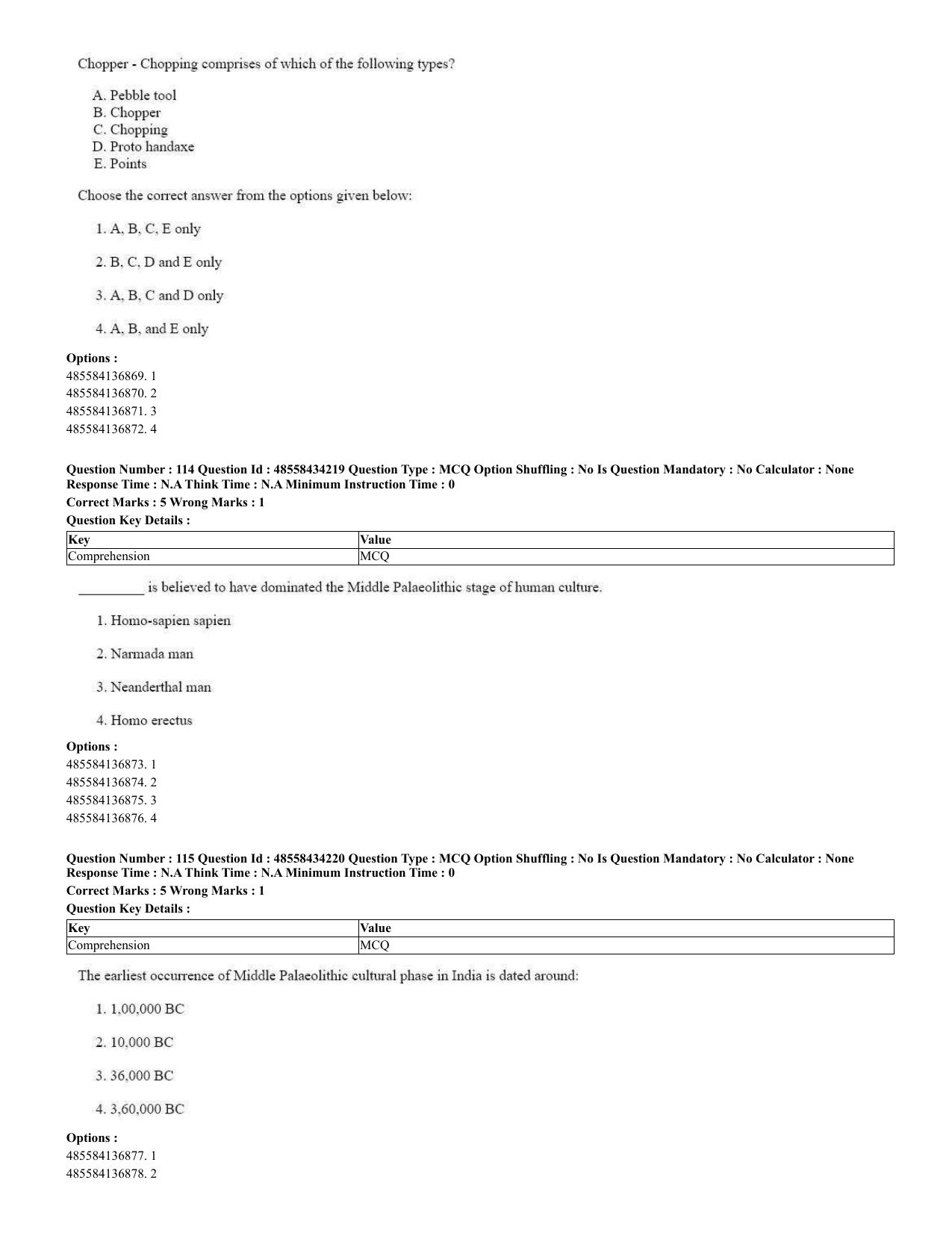 CUET 2023 English Spanish Shift 3 Question Paper - 18 June 2023 - Page 69