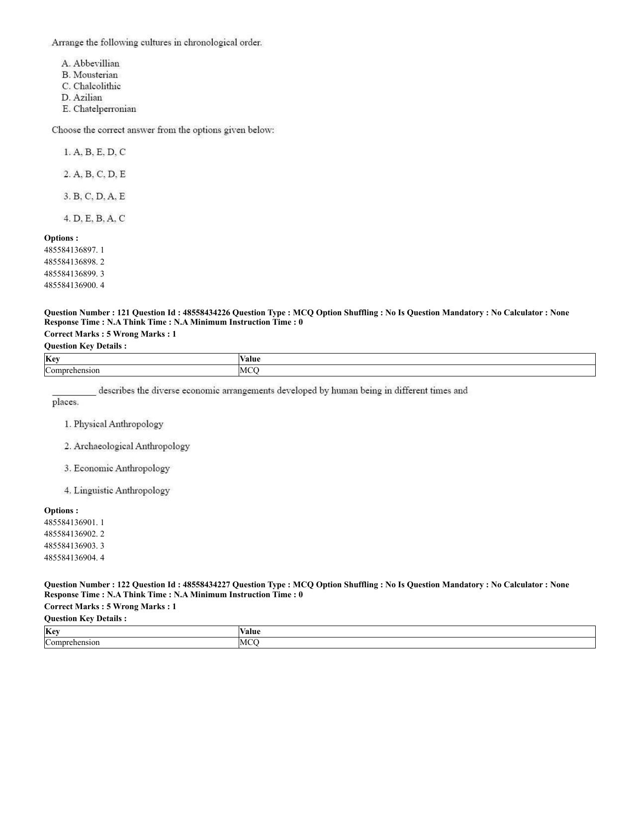 CUET 2023 English Spanish Shift 3 Question Paper - 18 June 2023 - Page 72