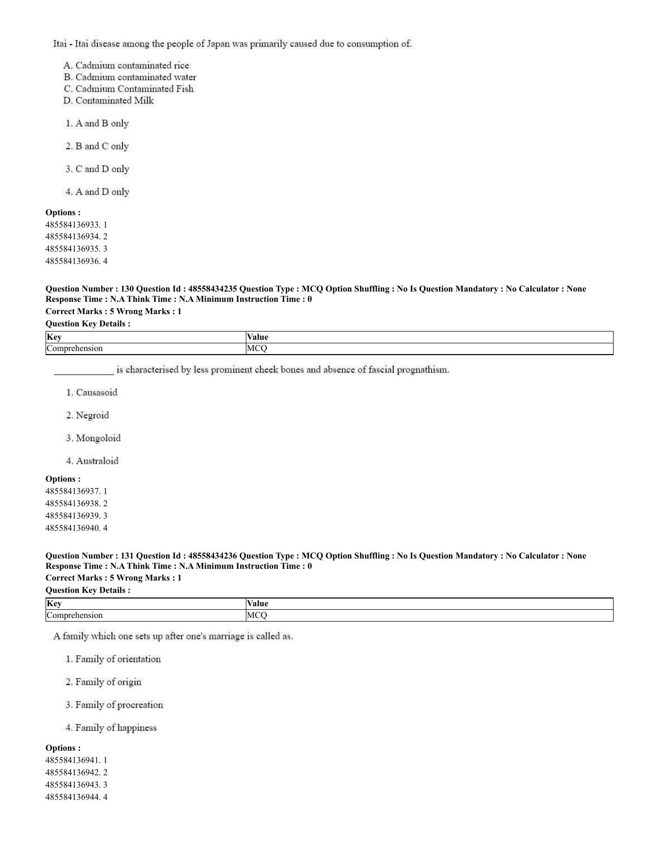 CUET 2023 English Spanish Shift 3 Question Paper - 18 June 2023 - Page 76