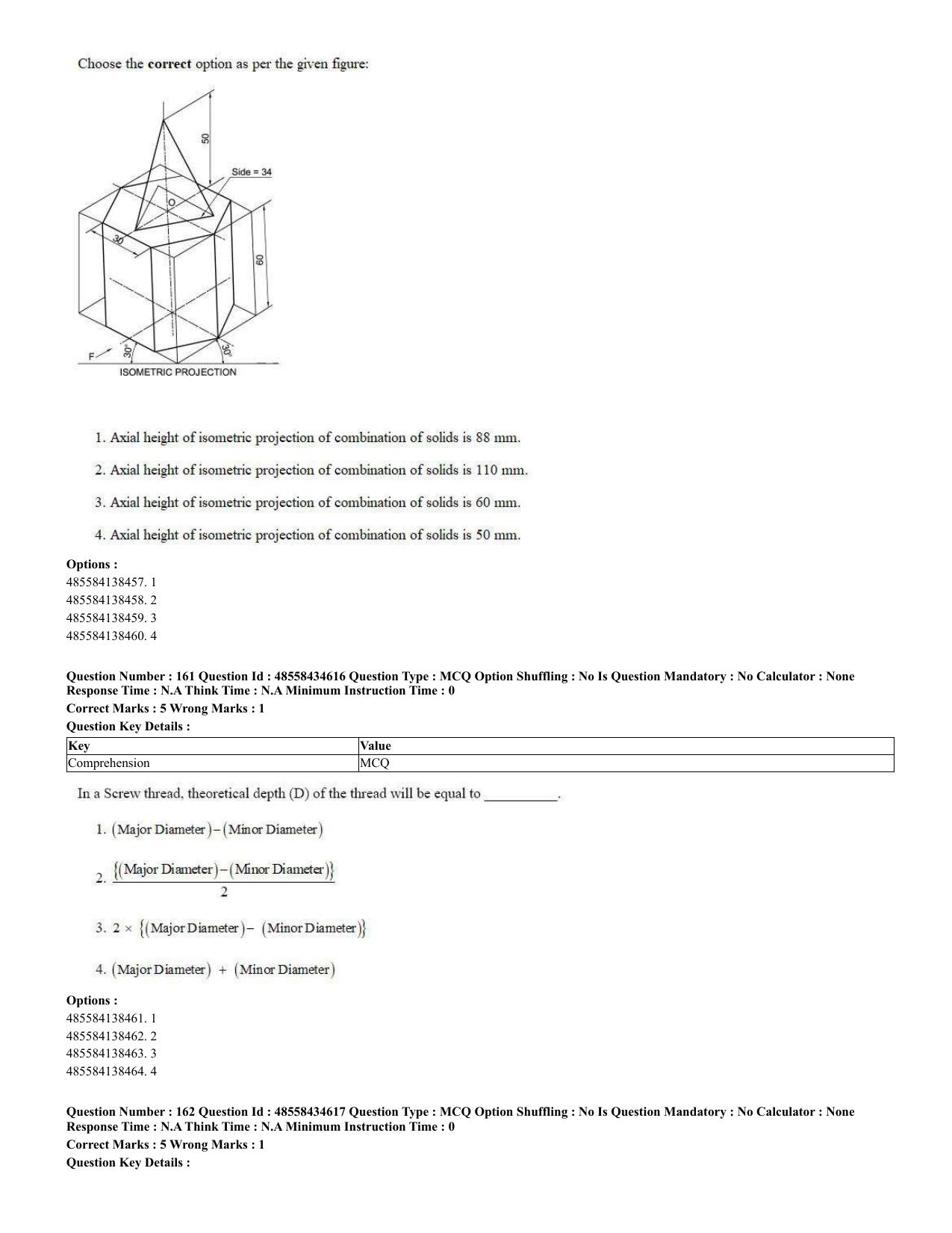 CUET 2023 English Spanish Shift 3 Question Paper - 18 June 2023 - Page 91