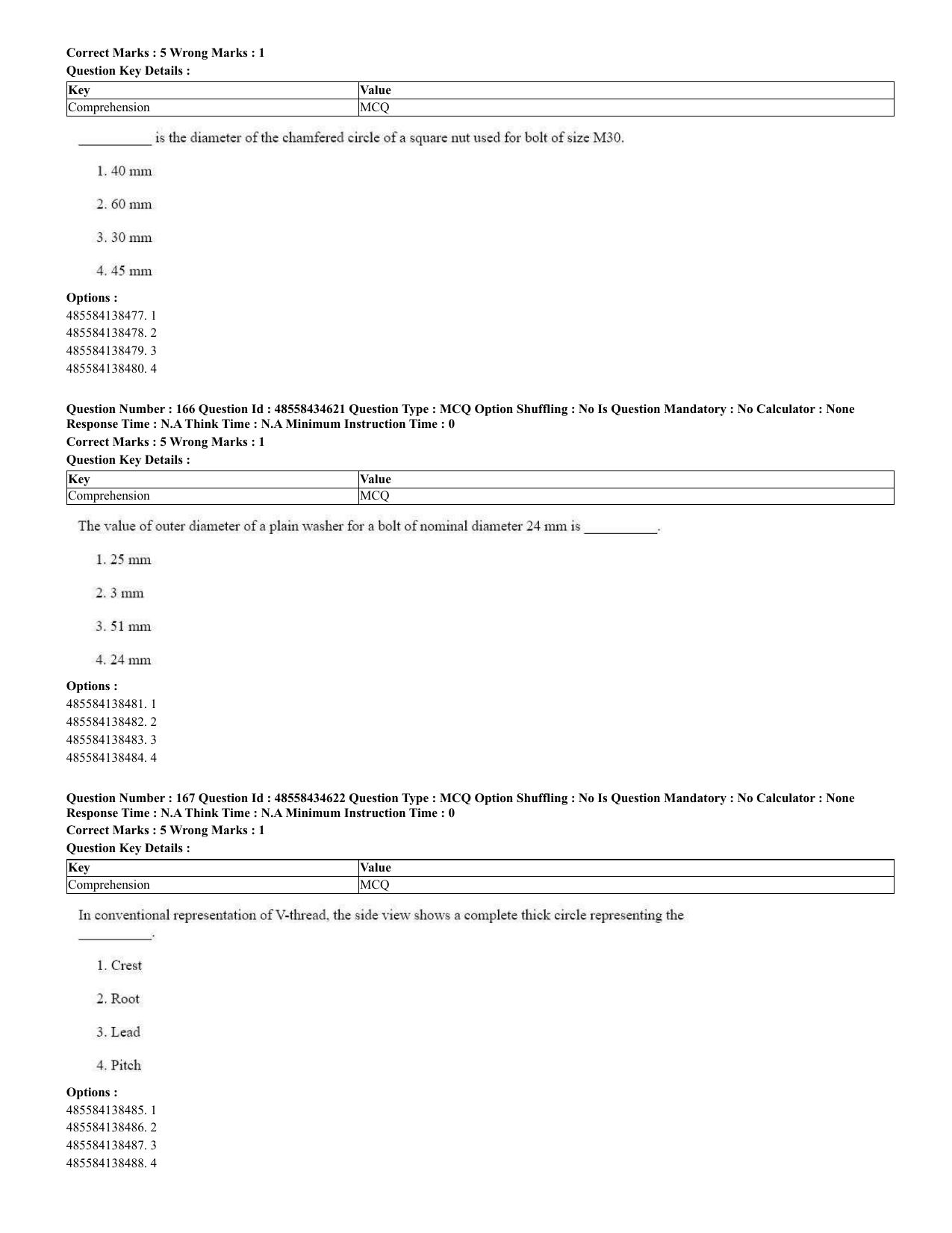 CUET 2023 English Spanish Shift 3 Question Paper - 18 June 2023 - Page 93