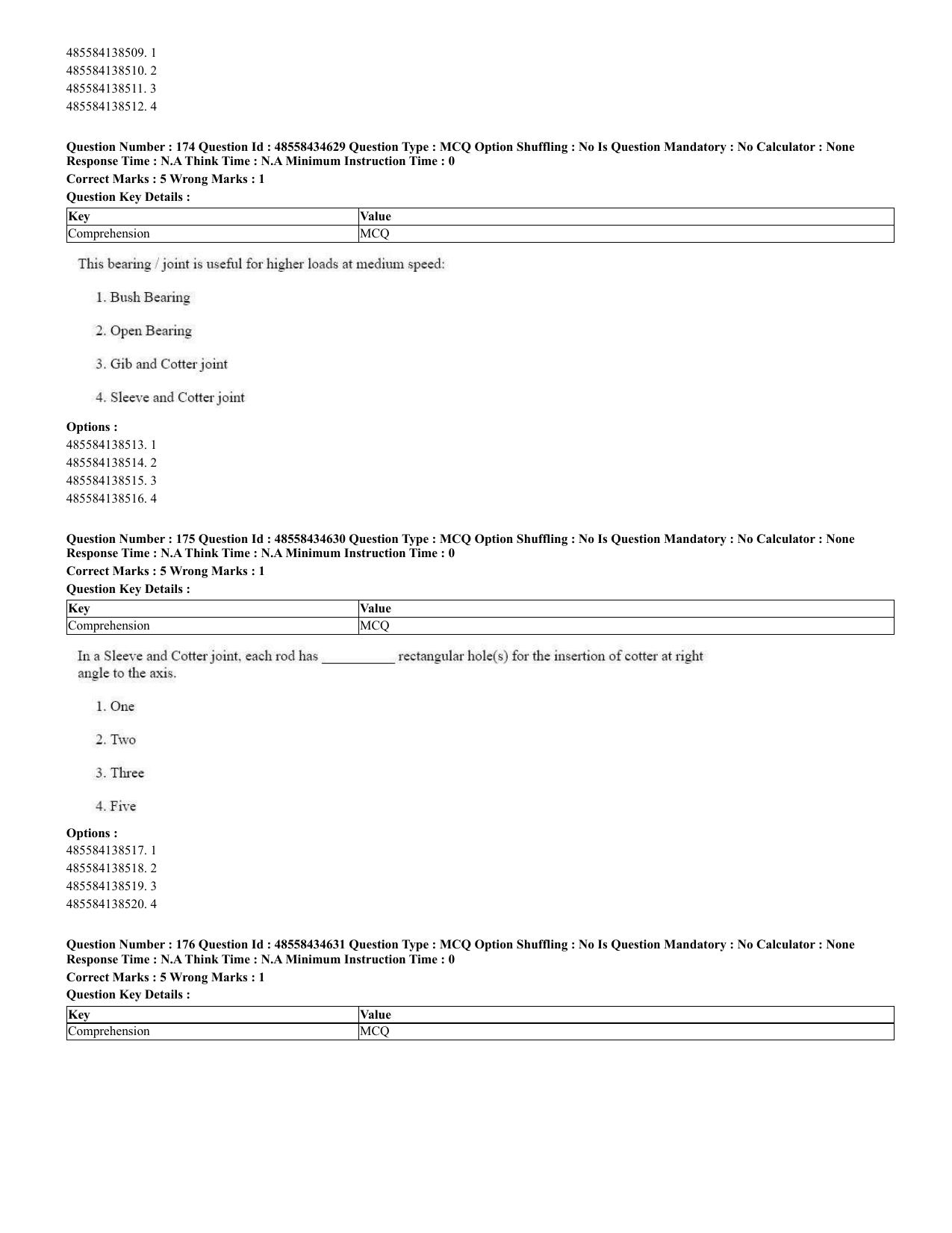 CUET 2023 English Spanish Shift 3 Question Paper - 18 June 2023 - Page 96
