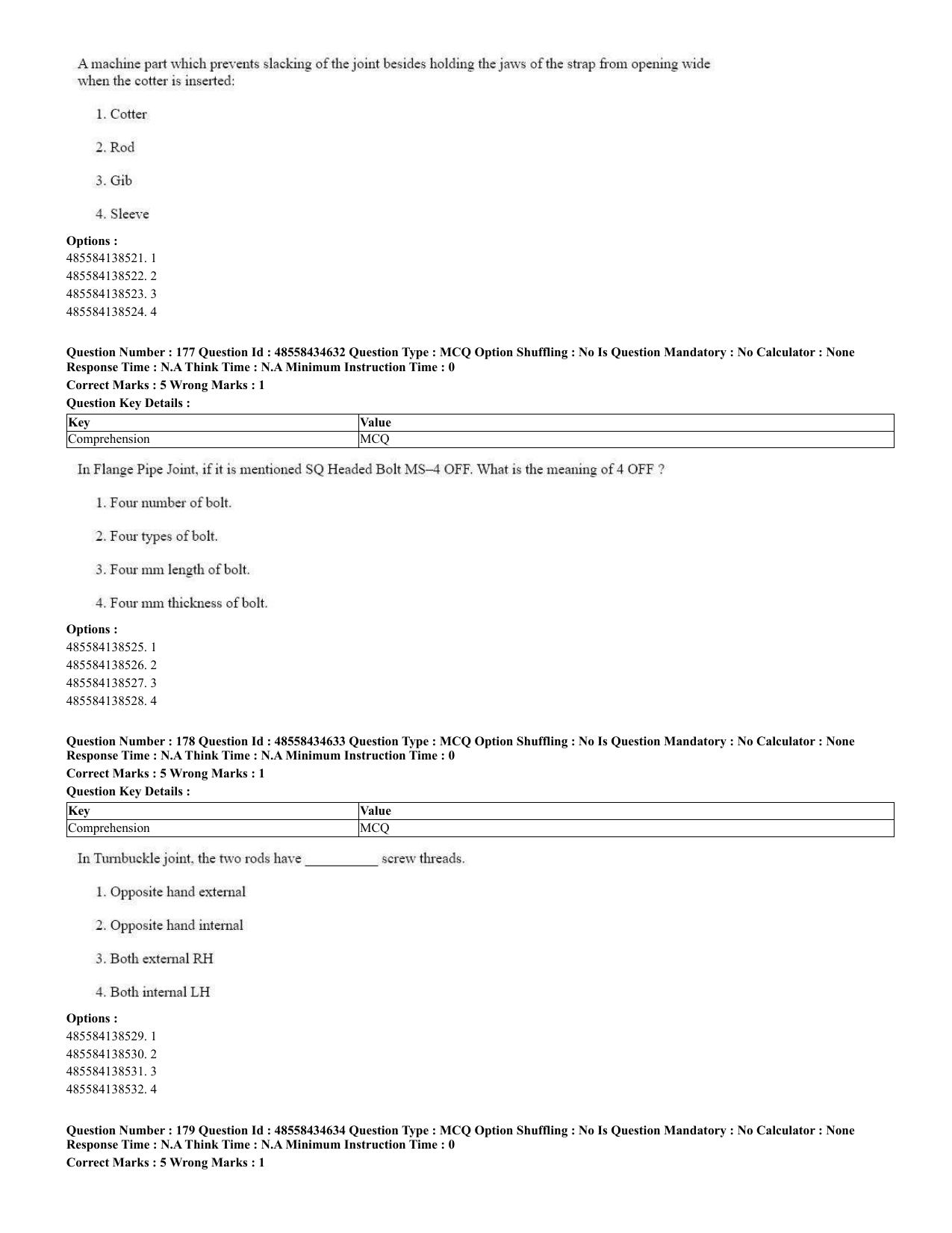 CUET 2023 English Spanish Shift 3 Question Paper - 18 June 2023 - Page 97