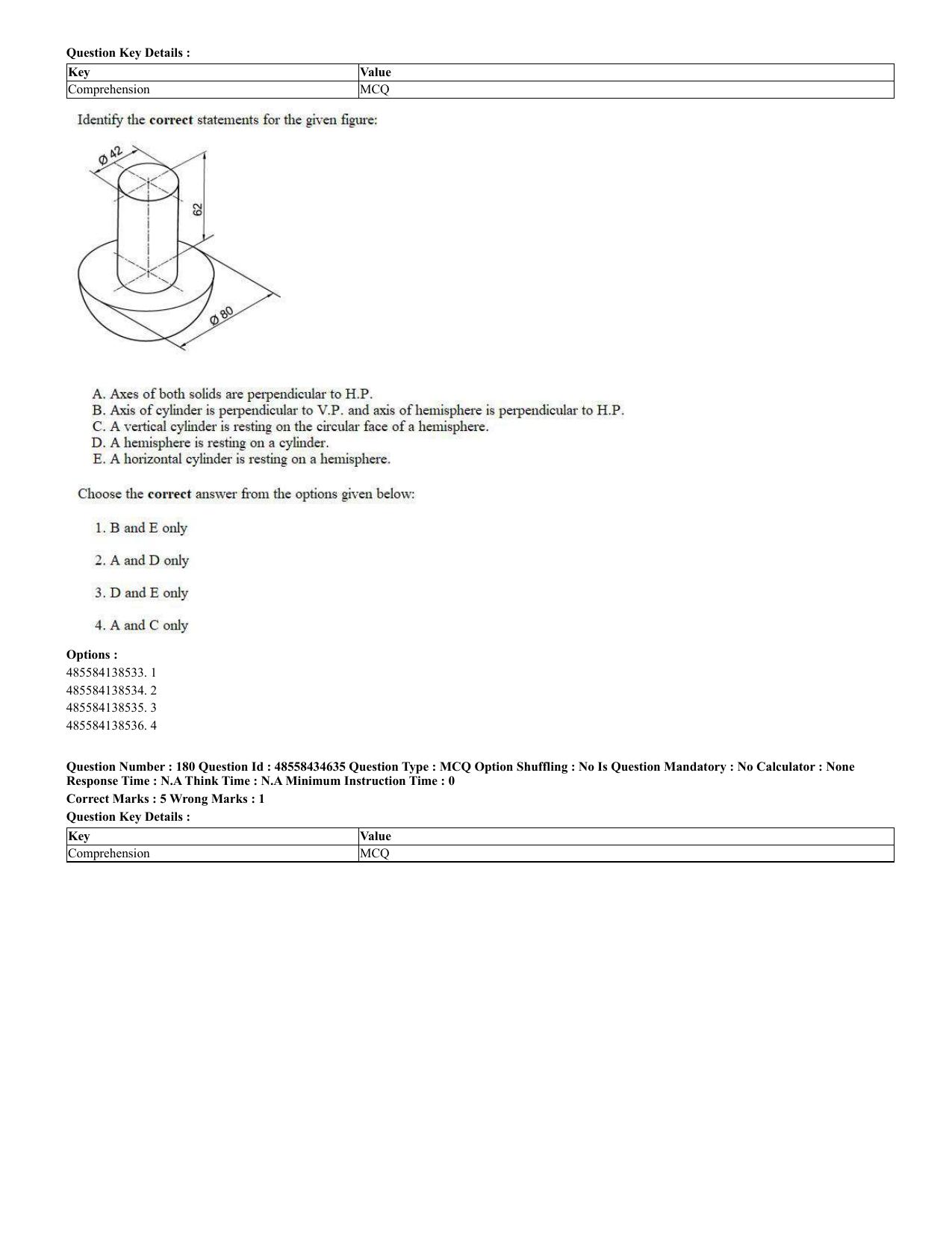 CUET 2023 English Spanish Shift 3 Question Paper - 18 June 2023 - Page 98
