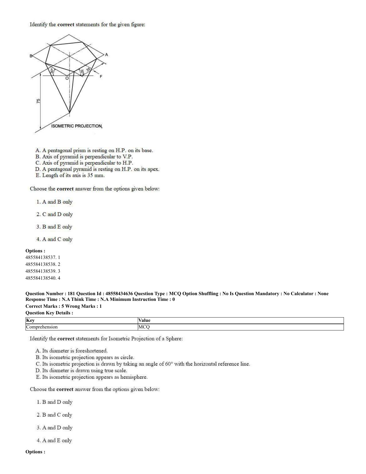 CUET 2023 English Spanish Shift 3 Question Paper - 18 June 2023 - Page 99