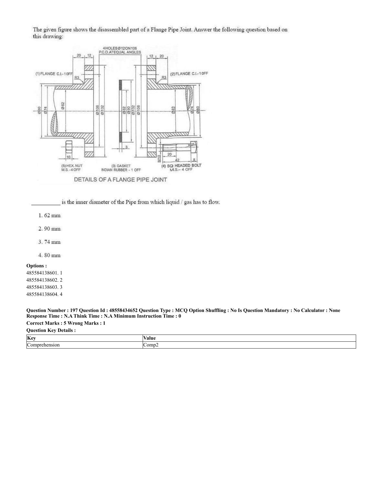 CUET 2023 English Spanish Shift 3 Question Paper - 18 June 2023 - Page 110