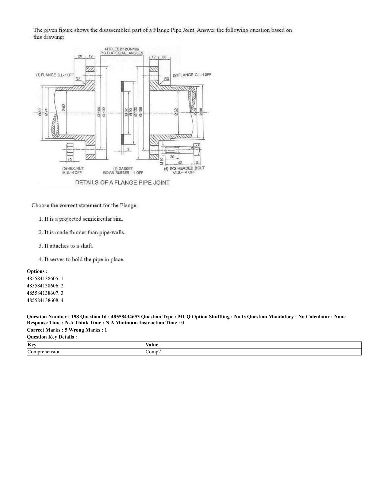 CUET 2023 English Spanish Shift 3 Question Paper - 18 June 2023 - Page 111