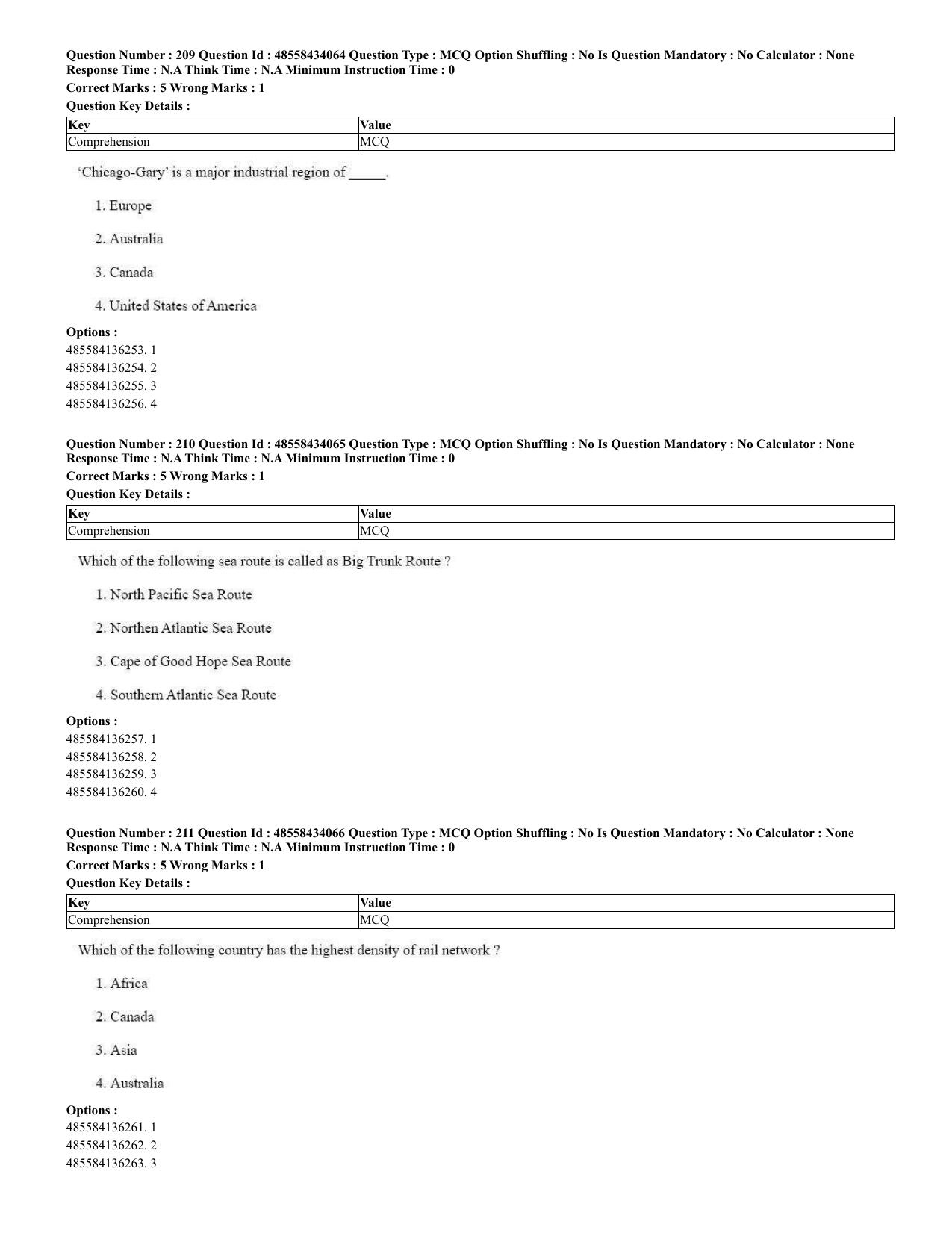 CUET 2023 English Spanish Shift 3 Question Paper - 18 June 2023 - Page 118