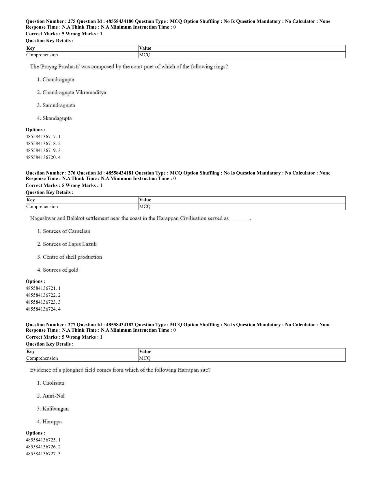 CUET 2023 English Spanish Shift 3 Question Paper - 18 June 2023 - Page 147