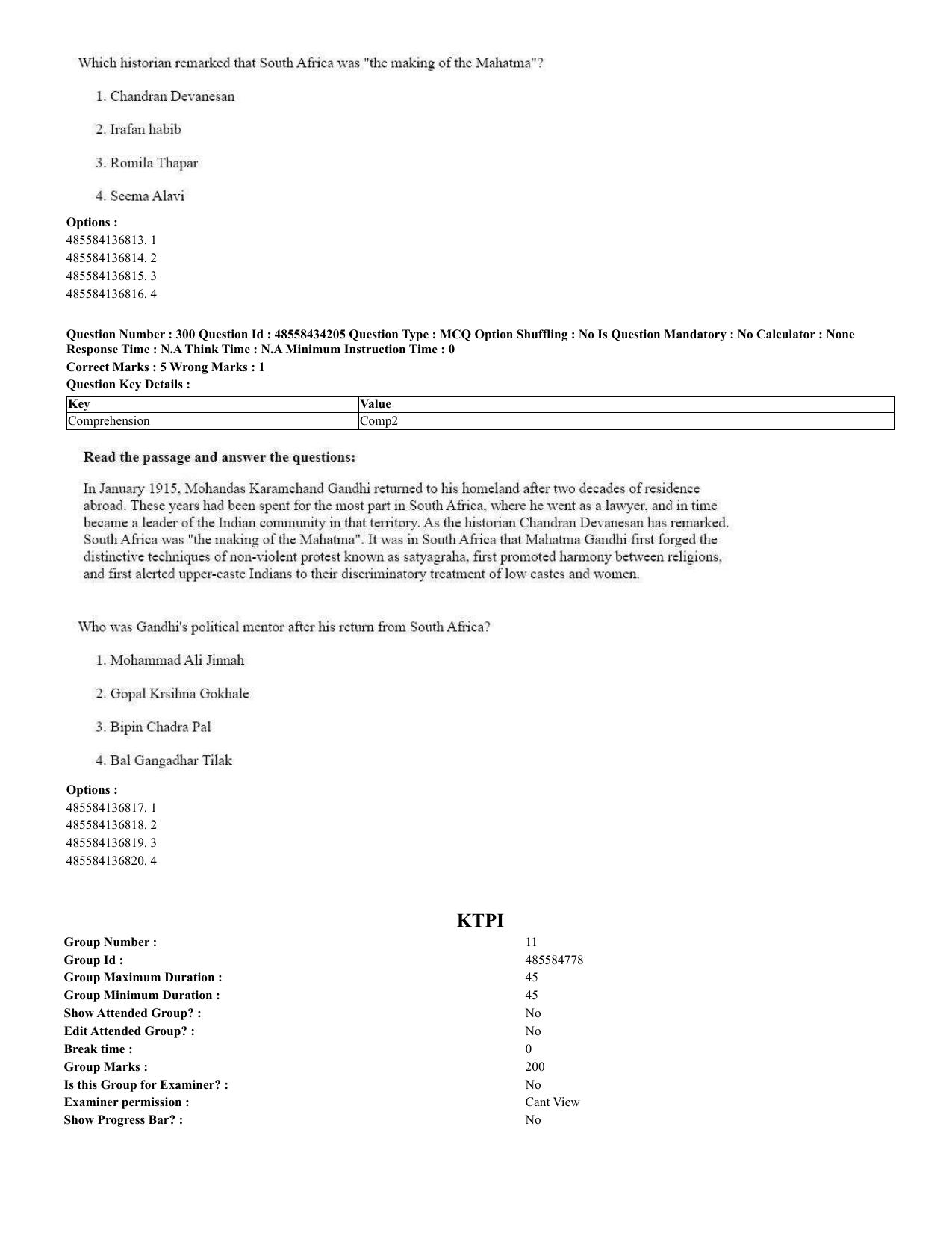 CUET 2023 English Spanish Shift 3 Question Paper - 18 June 2023 - Page 159