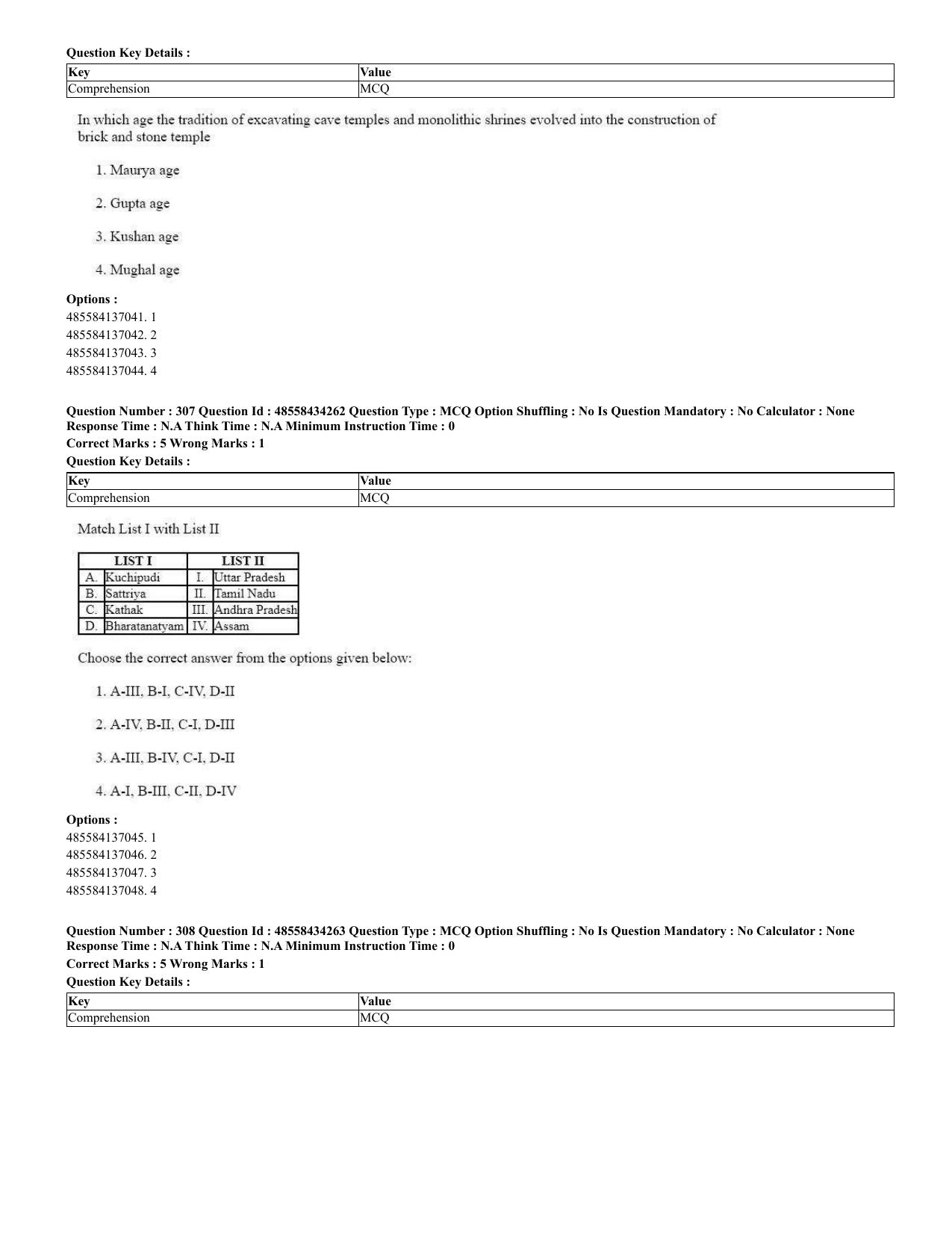 CUET 2023 English Spanish Shift 3 Question Paper - 18 June 2023 - Page 162