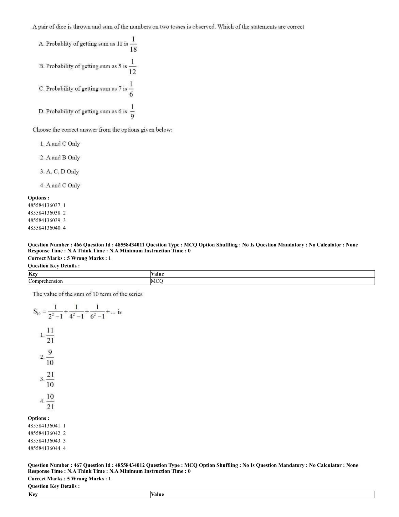CUET 2023 English Spanish Shift 3 Question Paper - 18 June 2023 - Page 234