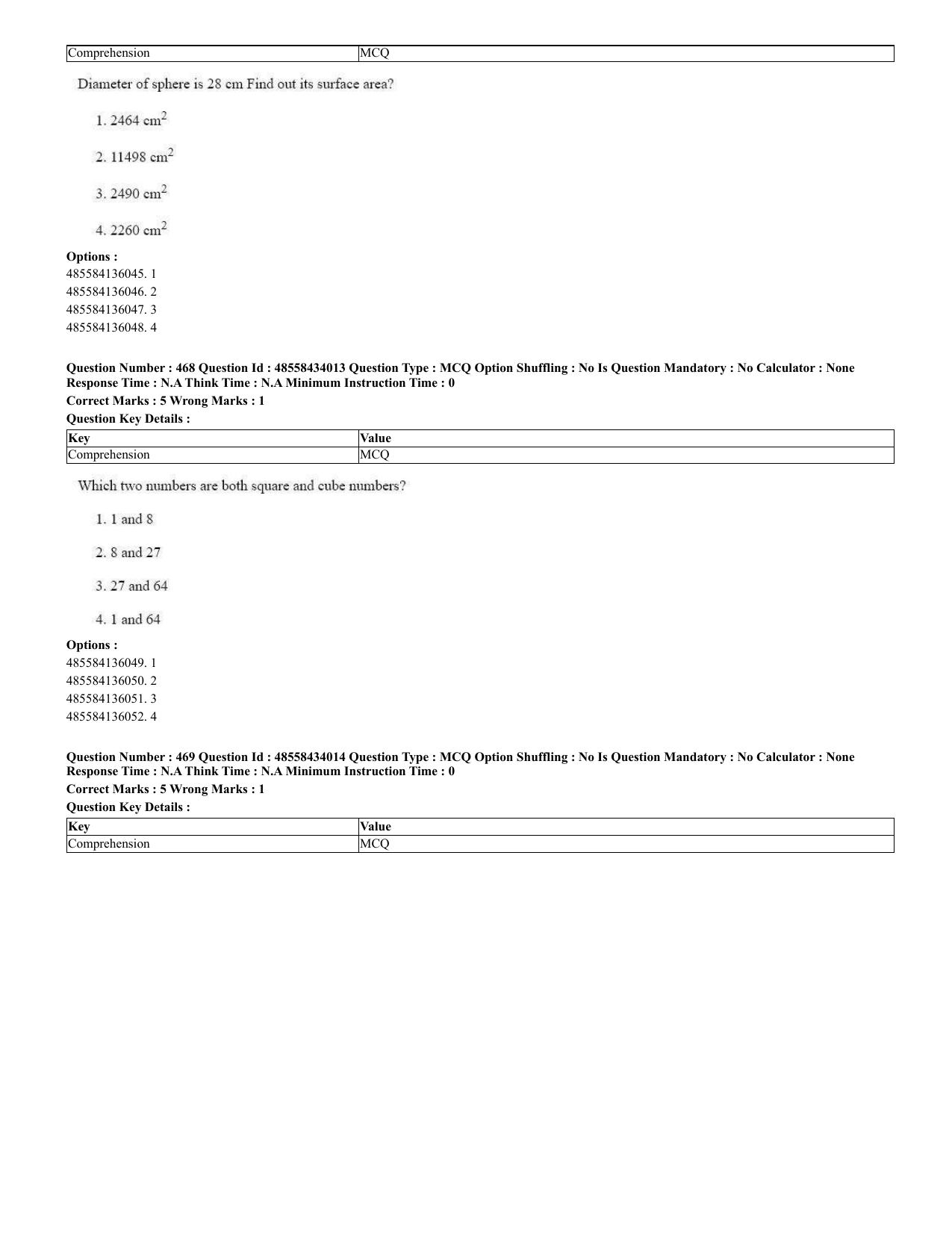 CUET 2023 English Spanish Shift 3 Question Paper - 18 June 2023 - Page 235