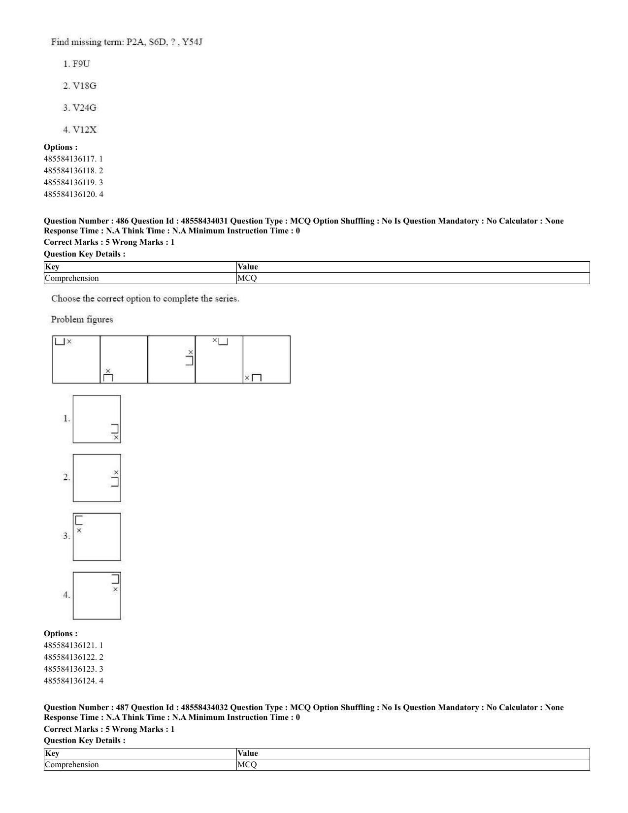 CUET 2023 English Spanish Shift 3 Question Paper - 18 June 2023 - Page 243