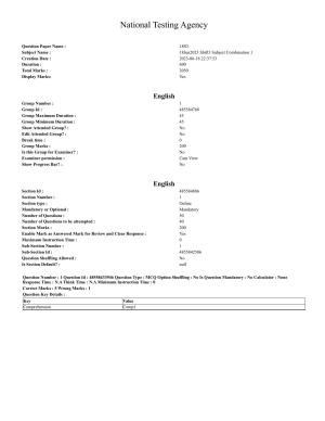 CUET 2023 English Spanish Shift 3 Question Paper - 18 June 2023