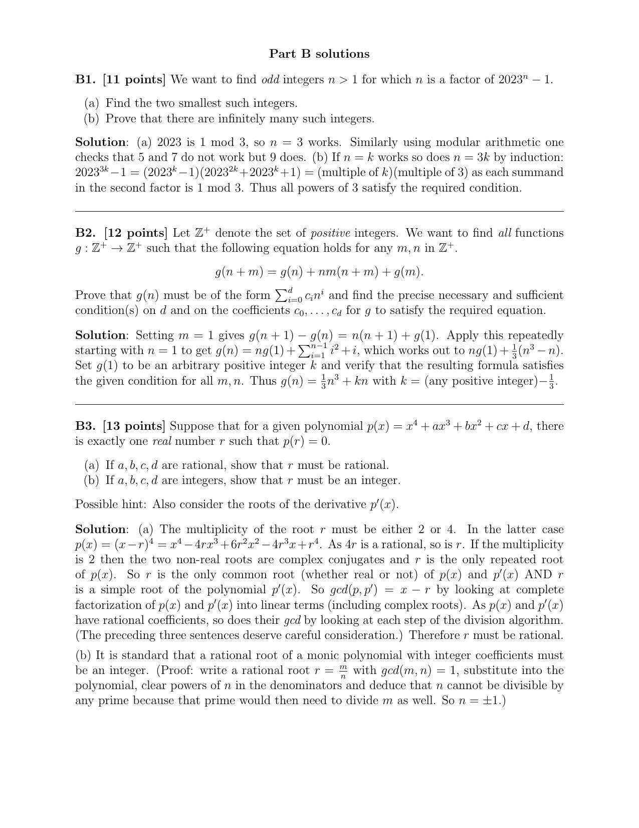 B.Sc (Hons.) Mathematics and Computer Science Solution - Page 6