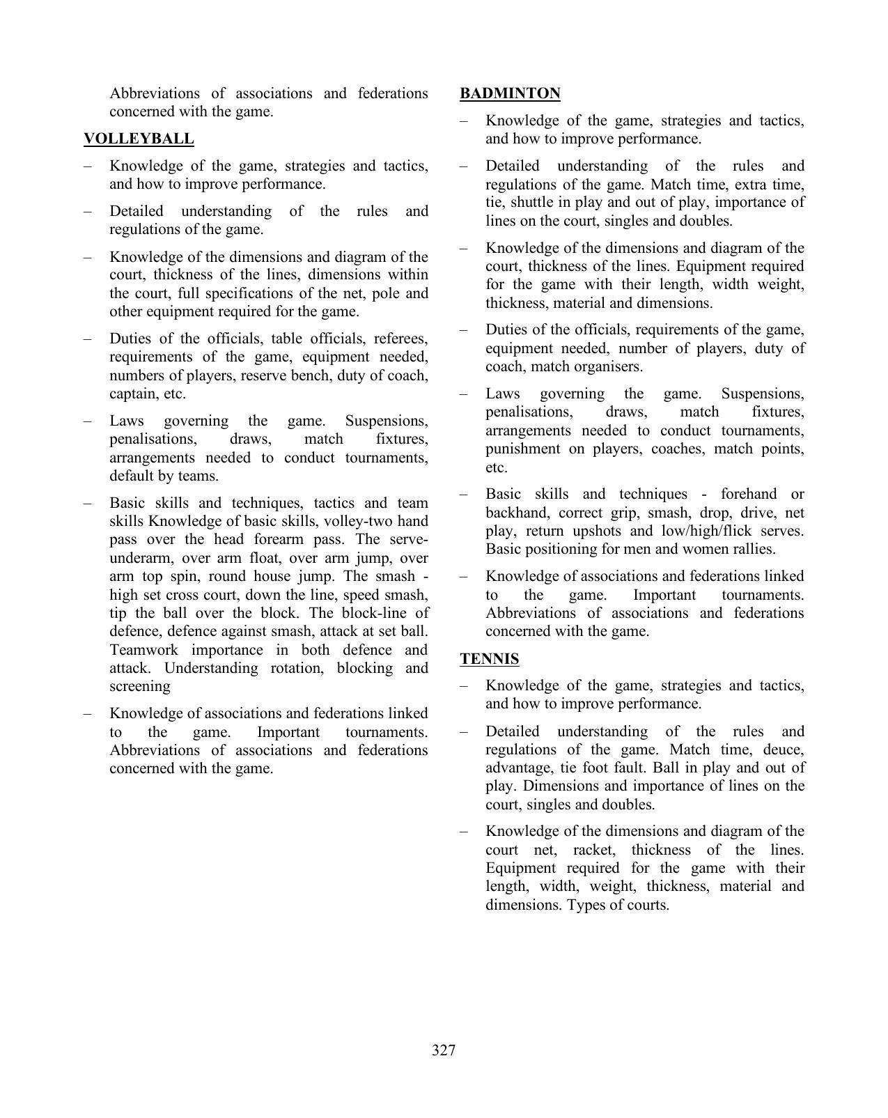 ISC Class XI & XII Physical Education Syllabus - Page 12