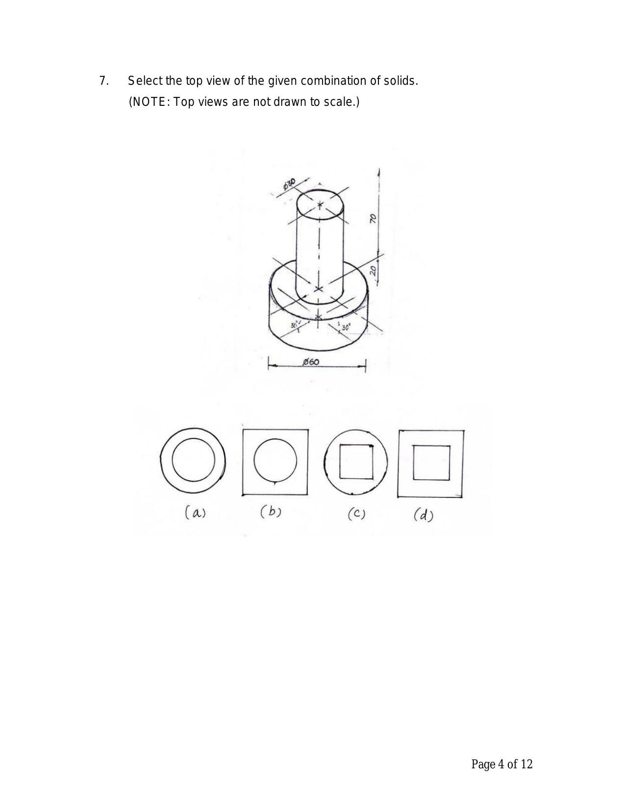 CBSE Class 12 Engg. Graphic Sample Paper 2024 - Page 4