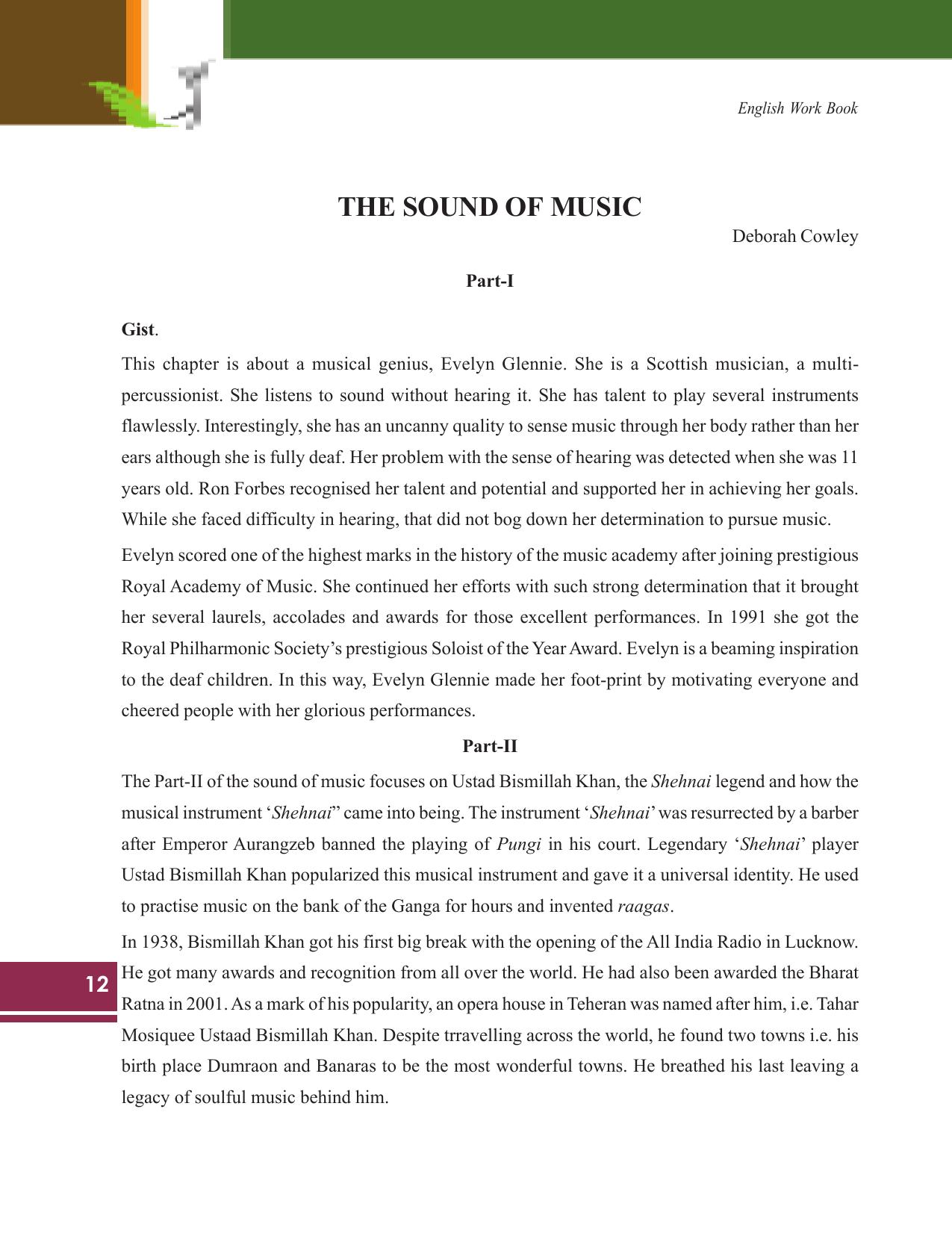 Tripura Board Class 9 English Workbooks - Page 12