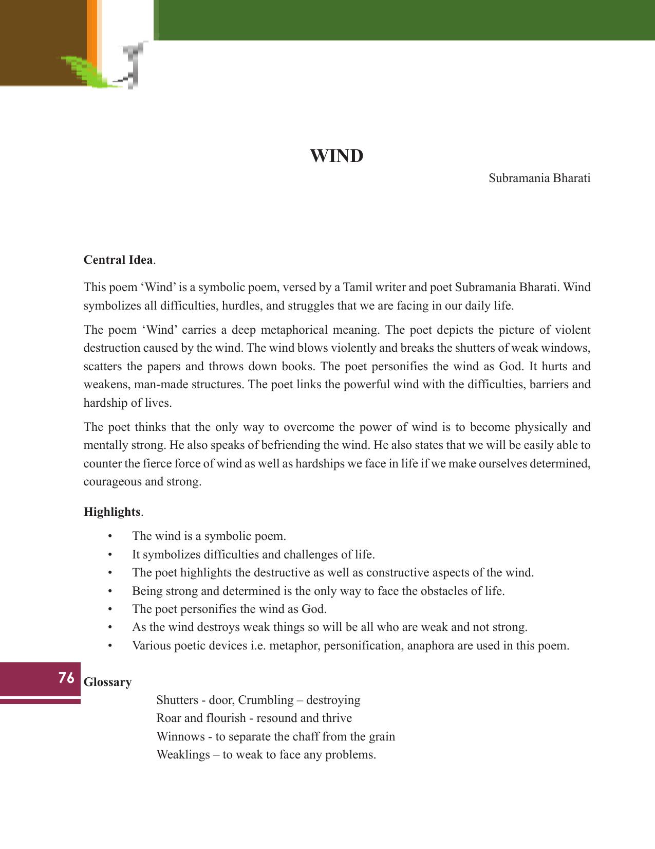 Tripura Board Class 9 English Workbooks - Page 76
