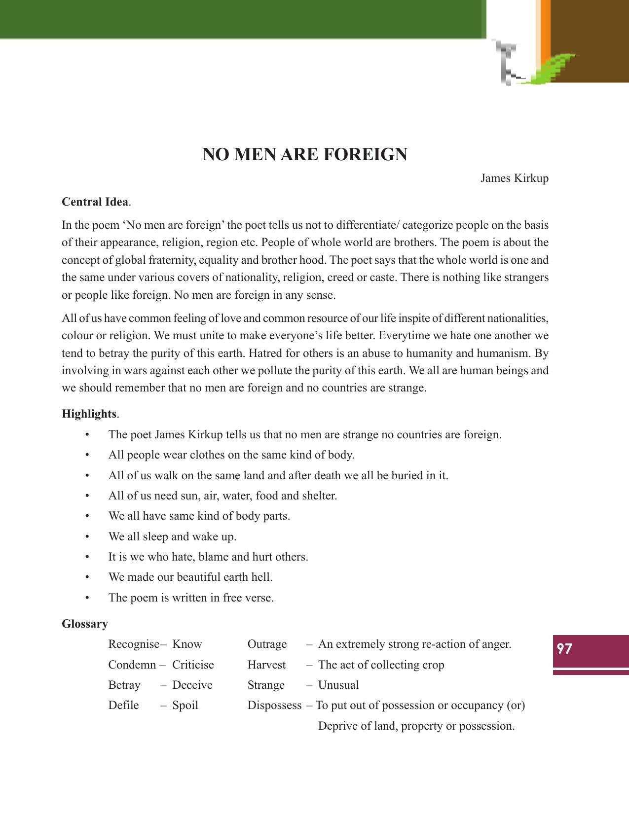 Tripura Board Class 9 English Workbooks - Page 97