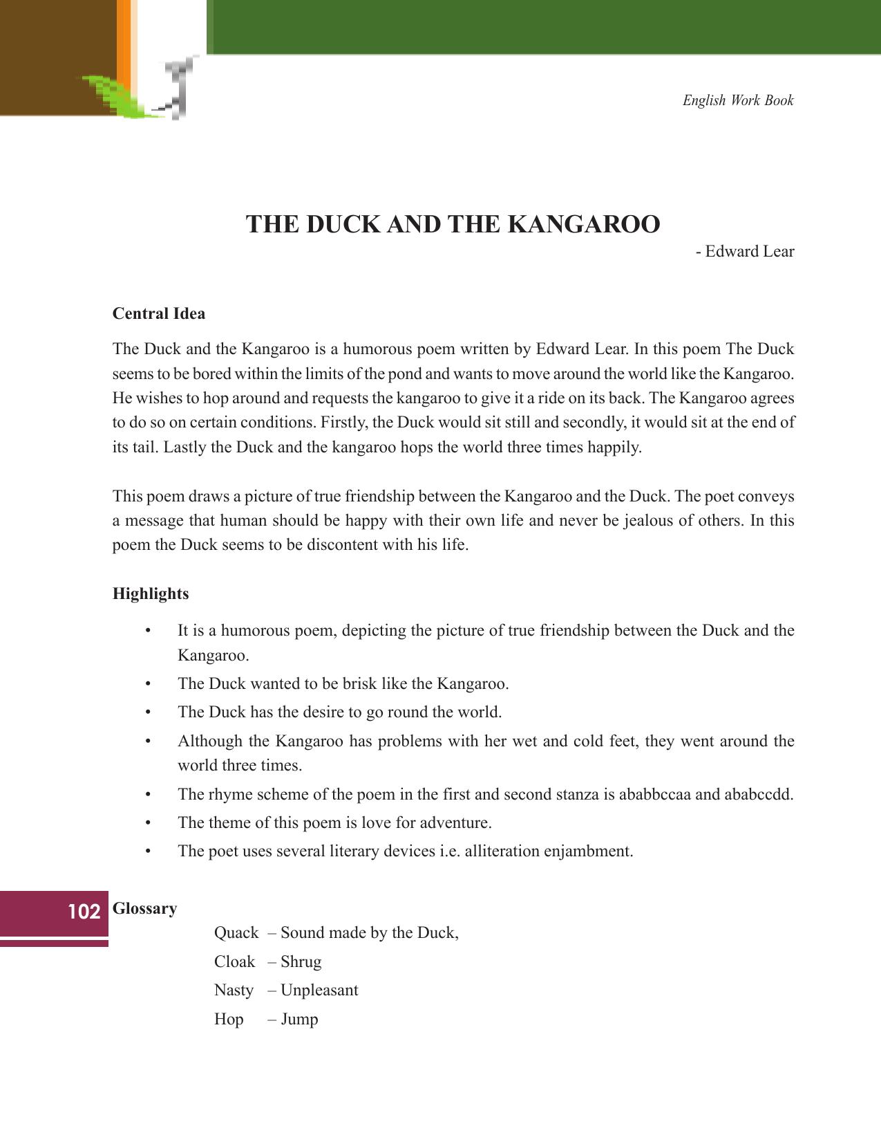 Tripura Board Class 9 English Workbooks - Page 102