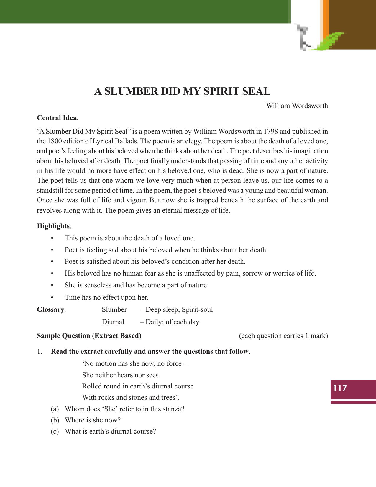 Tripura Board Class 9 English Workbooks - Page 117