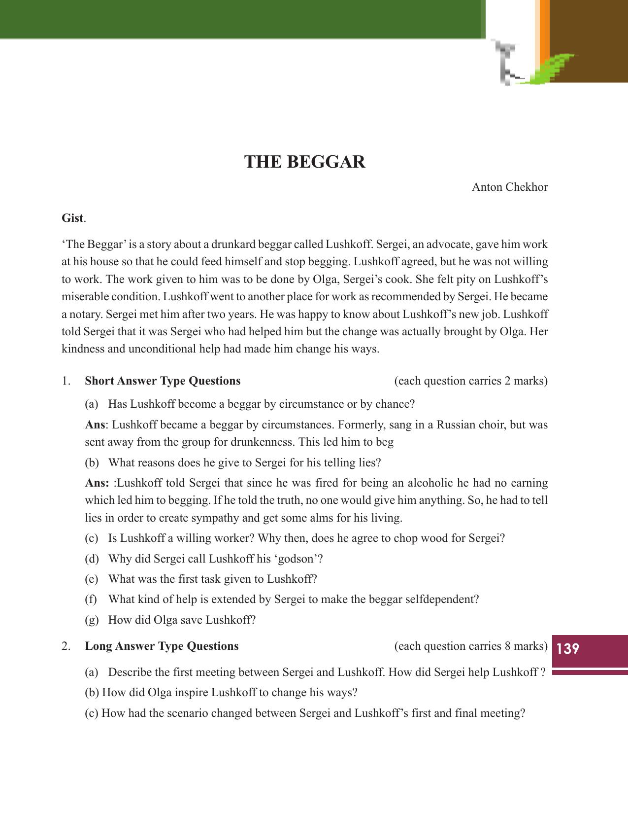 Tripura Board Class 9 English Workbooks - Page 139