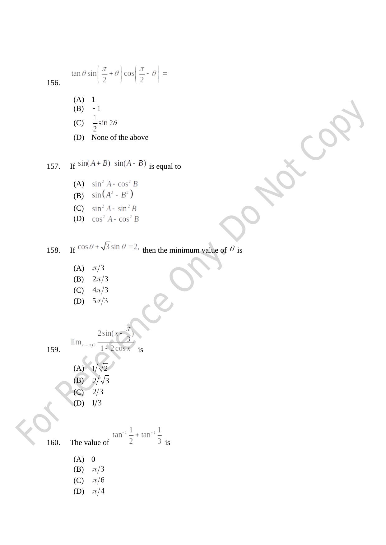 CUSAT CAT 2021 B.Tech Shift I Question Paper - Page 32