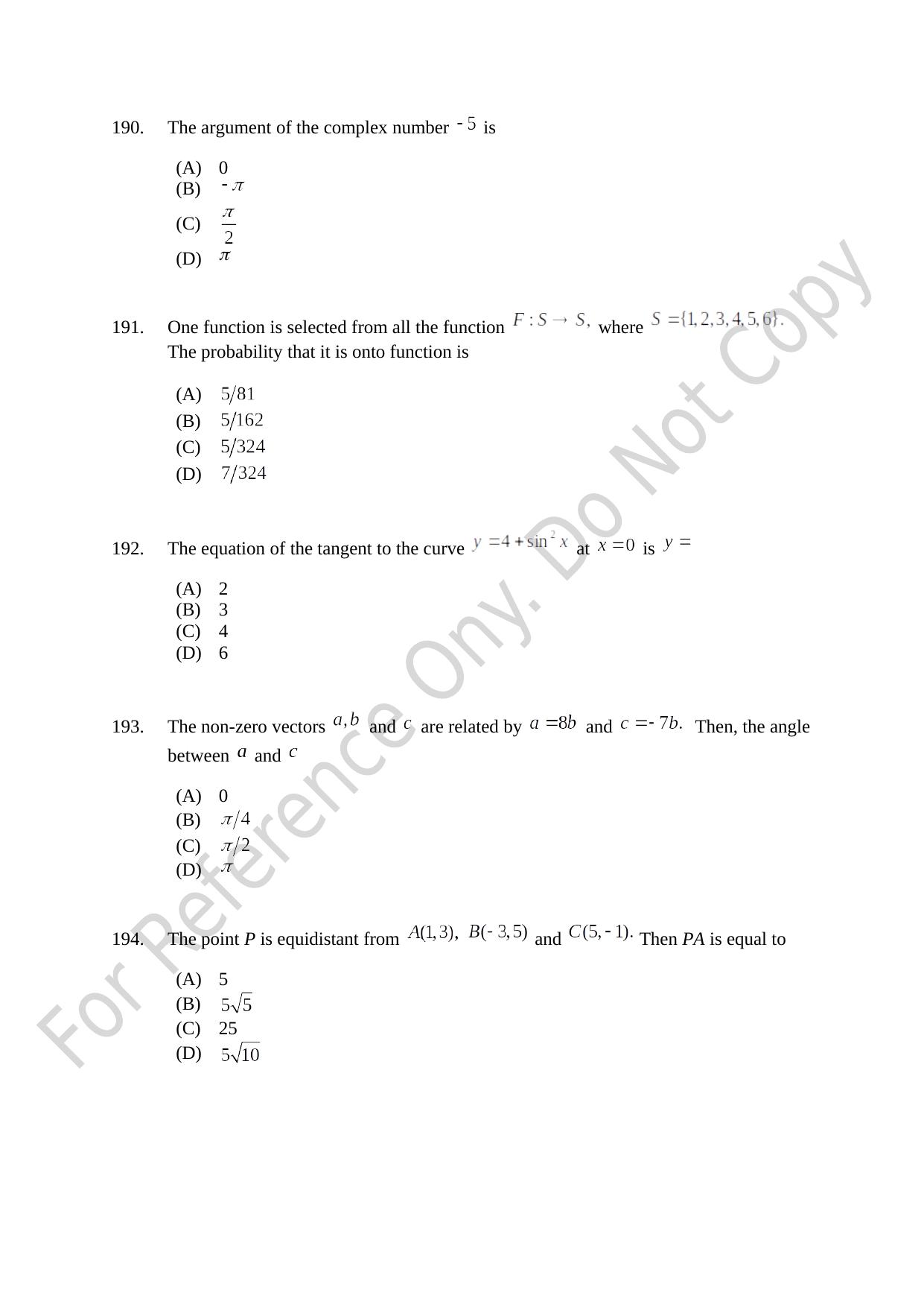 CUSAT CAT 2021 B.Tech Shift I Question Paper - Page 41